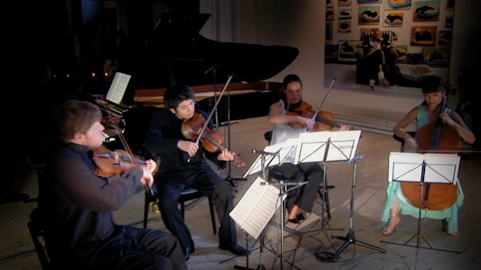 Daishin Kashimoto, Lise Berthaud, François Salque Eric Le Sage y Guy Braunstein interpretan Schumann
