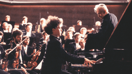 Herbert von Karajan and Evgeny Kissin perform Tchaikovsky's Piano Concerto No. 1