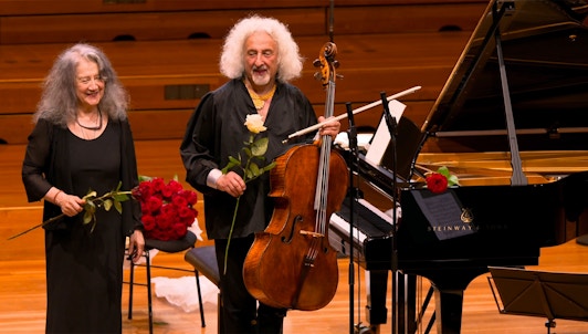 Martha Argerich y Mischa Maisky interpretan Beethoven