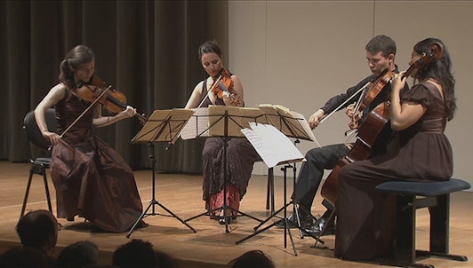 The Psophos Quartet performs Debussy and Grieg