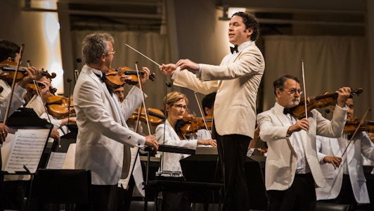 Gustavo Dudamel conducts Tango Under the Stars at the Hollywood Bowl — With Ángel Romero