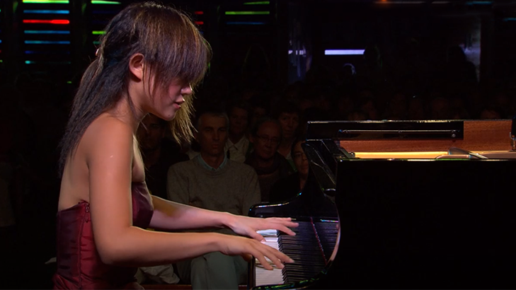 Yuja Wang plays Liszt, Rimsky-Korsakov, Scriabin, and Ravel